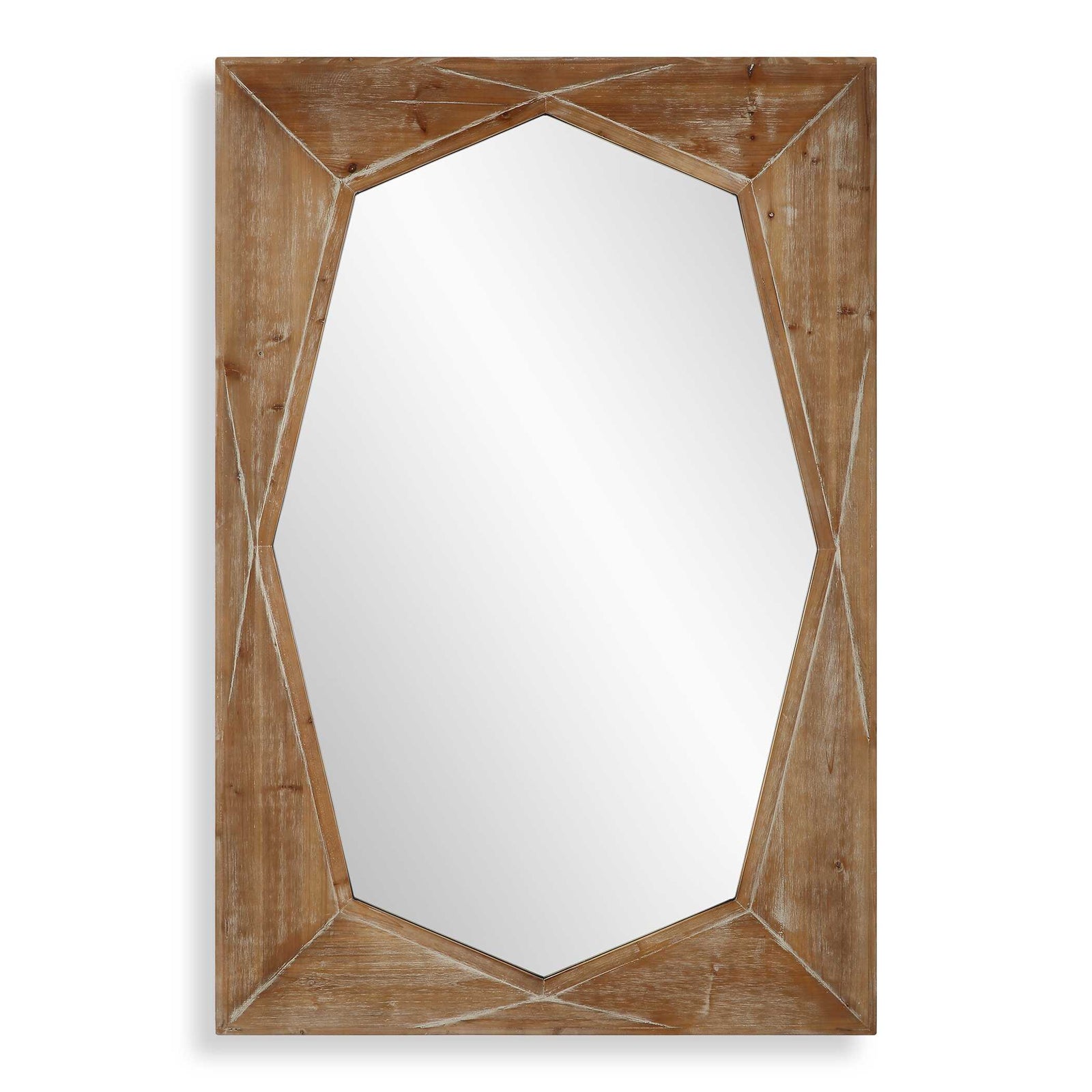 American Home Furniture Uttermost Marquise Natural Wood Mirror