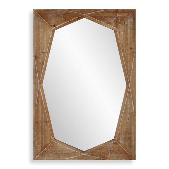American Home Furniture Uttermost Marquise Natural Wood Mirror