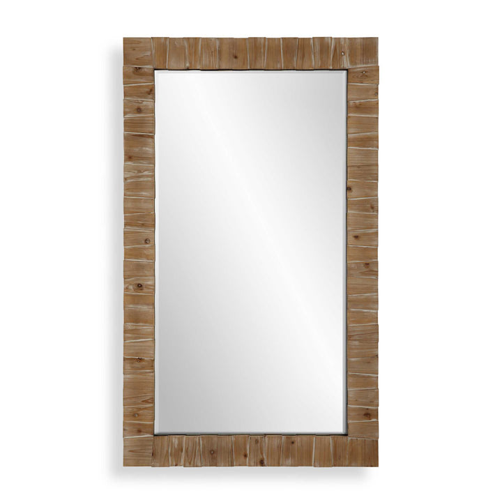 American Home Furniture Uttermost Ayanna Gray Washed Wood Mirror