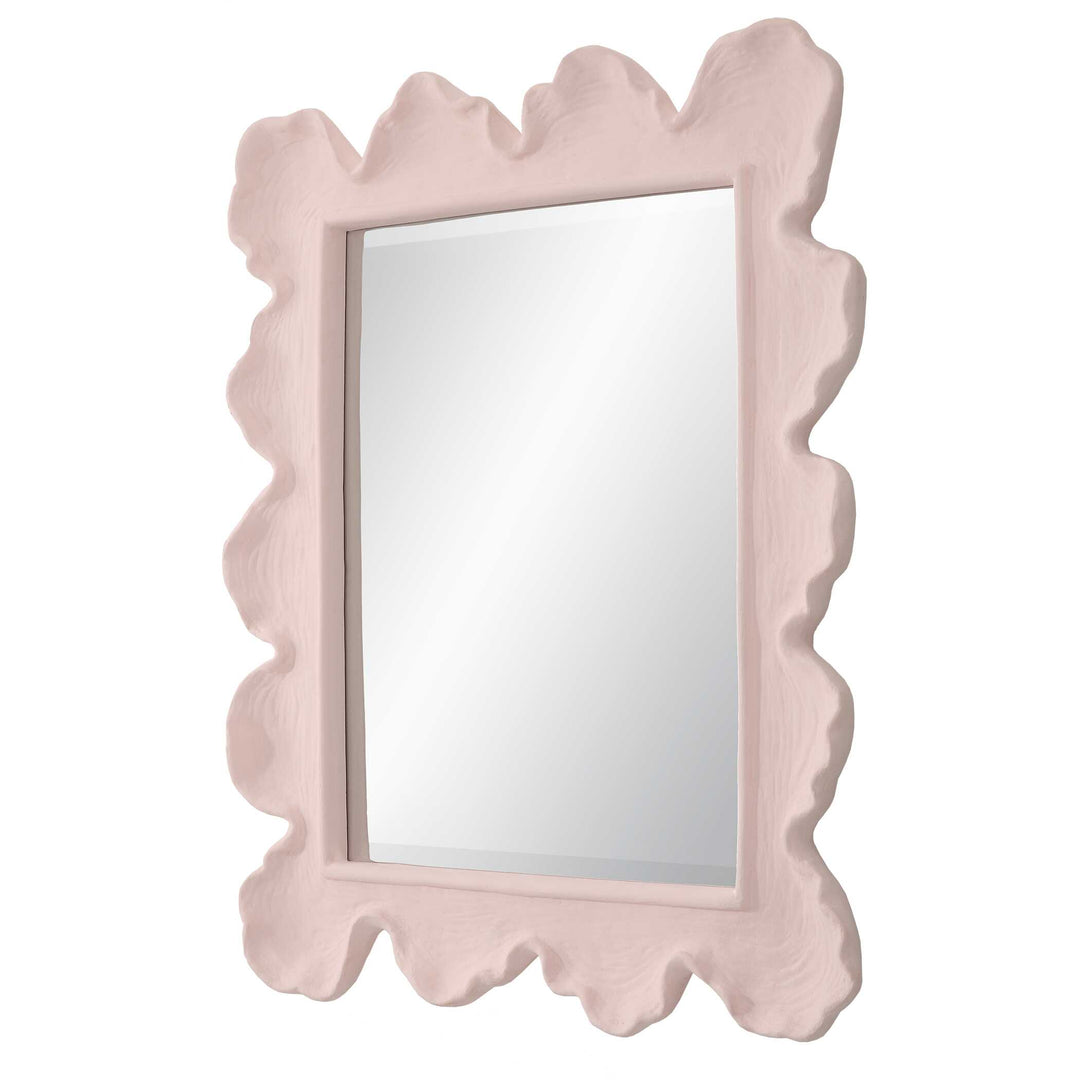 American Home Furniture Uttermost Sea Coral Pink Mirror
