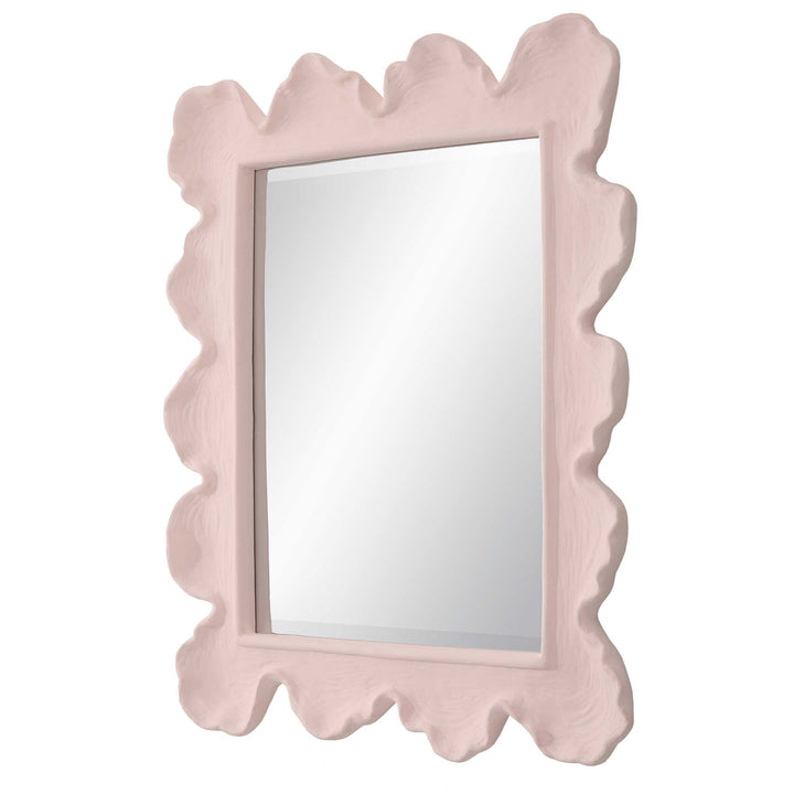 American Home Furniture Uttermost Sea Coral Pink Mirror