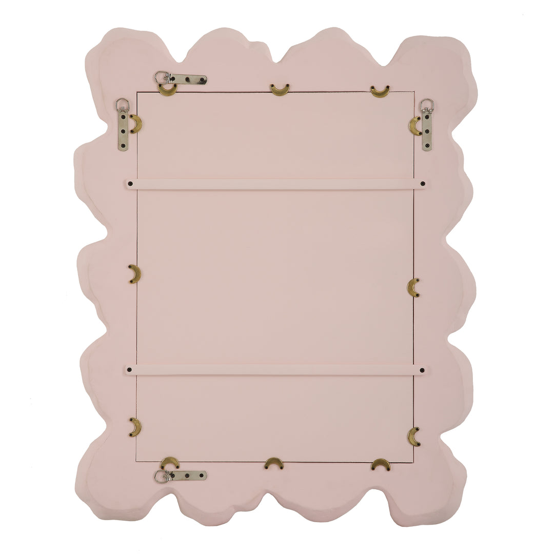 American Home Furniture Uttermost Sea Coral Pink Mirror