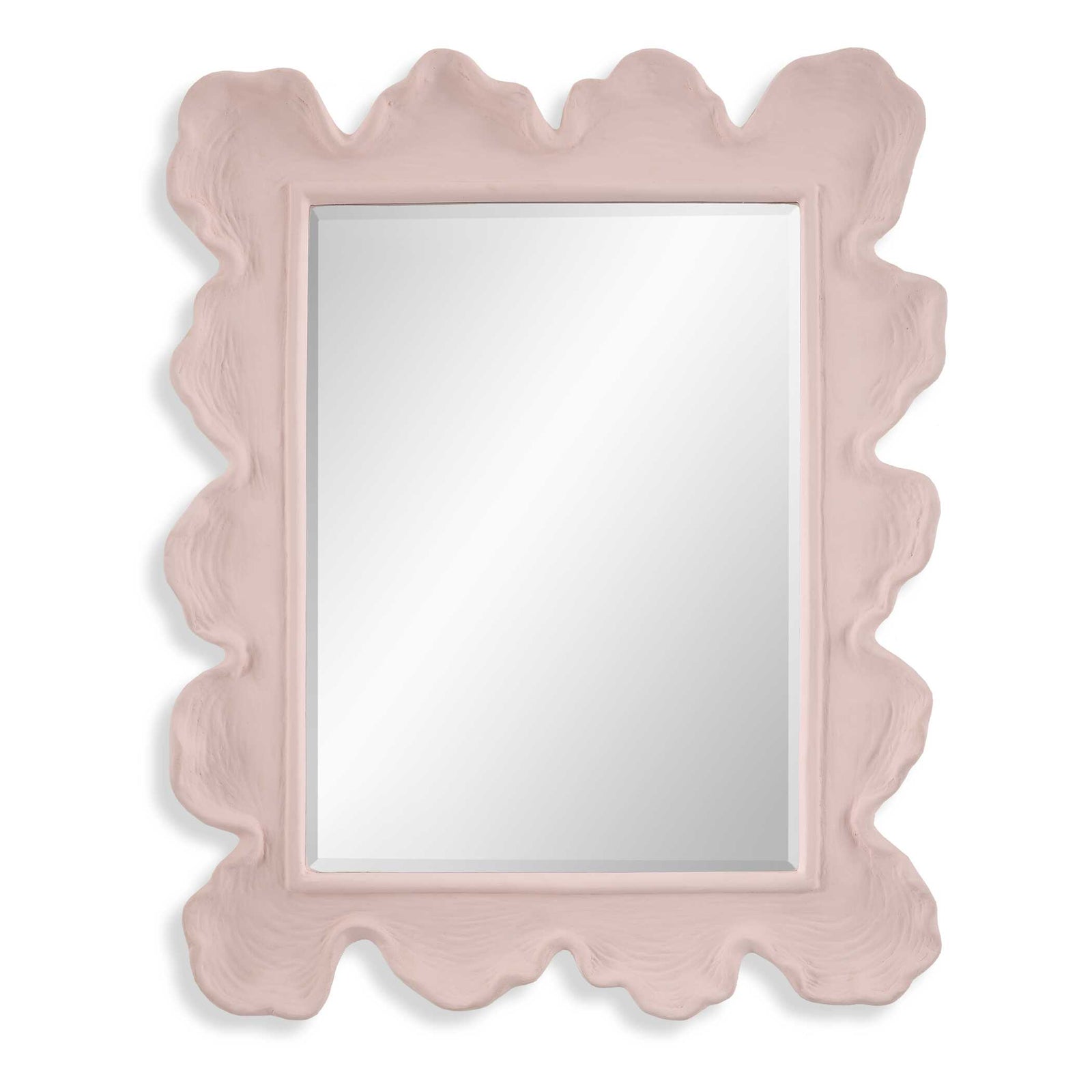 American Home Furniture Uttermost Sea Coral Pink Mirror