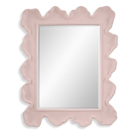 American Home Furniture Uttermost Sea Coral Pink Mirror