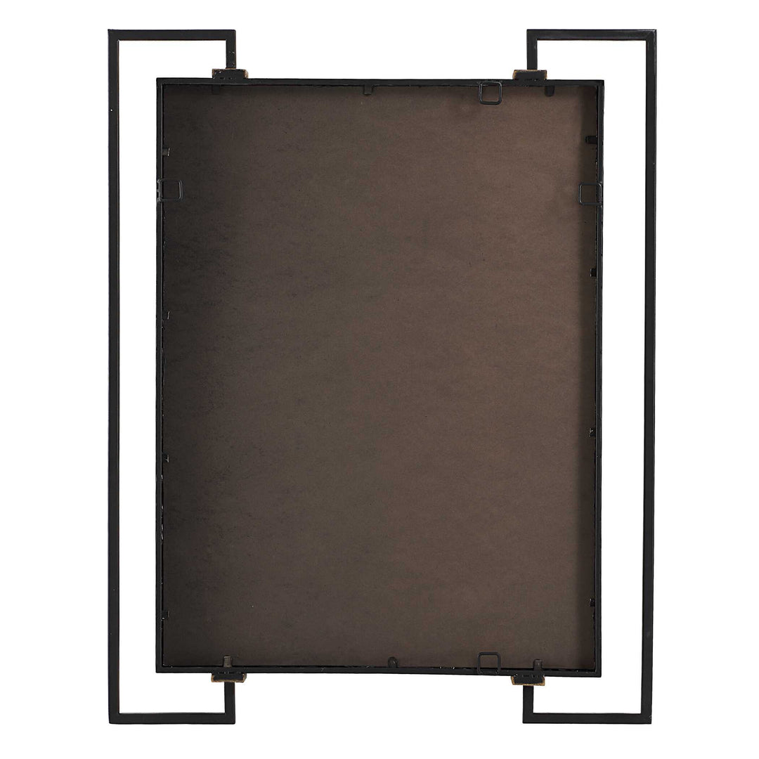 American Home Furniture Uttermost Ivey Rectangle Industrial Mirror