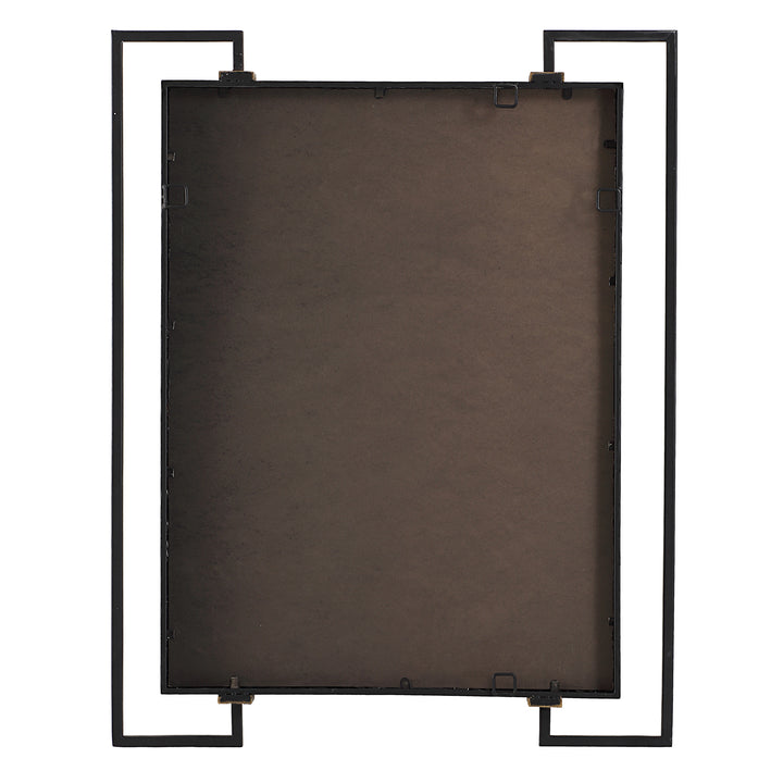 American Home Furniture Uttermost Ivey Rectangle Industrial Mirror