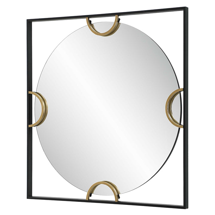 American Home Furniture Uttermost Hinson Square Mirror