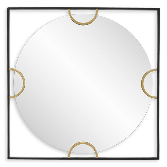 American Home Furniture Uttermost Hinson Square Mirror