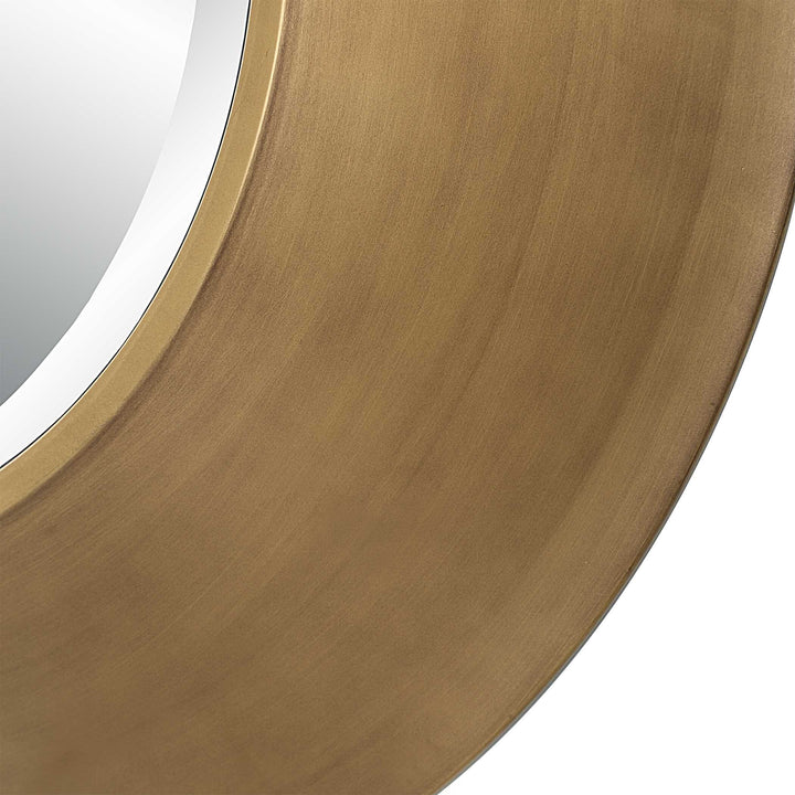 American Home Furniture Uttermost Contessa Round Gold Mirror
