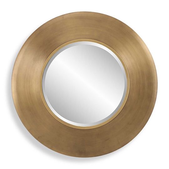 American Home Furniture Uttermost Contessa Round Gold Mirror