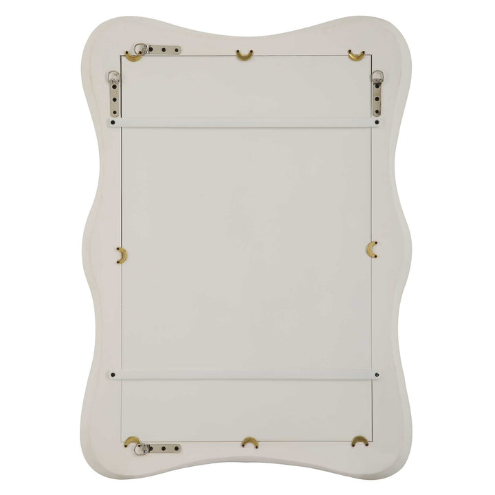 American Home Furniture Uttermost Whitehaven Wavy Rectangle Mirror