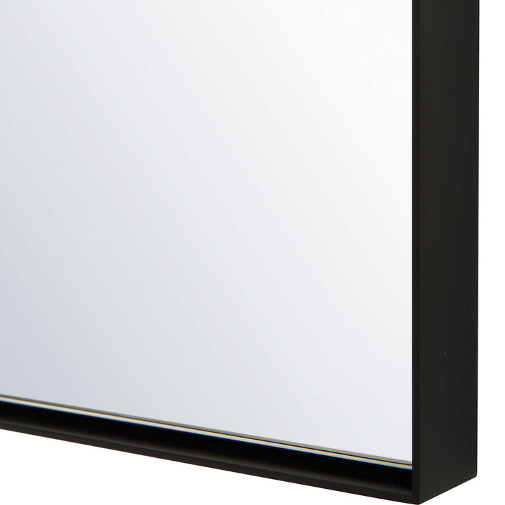 American Home Furniture Uttermost Tordera Black Arch Mirror