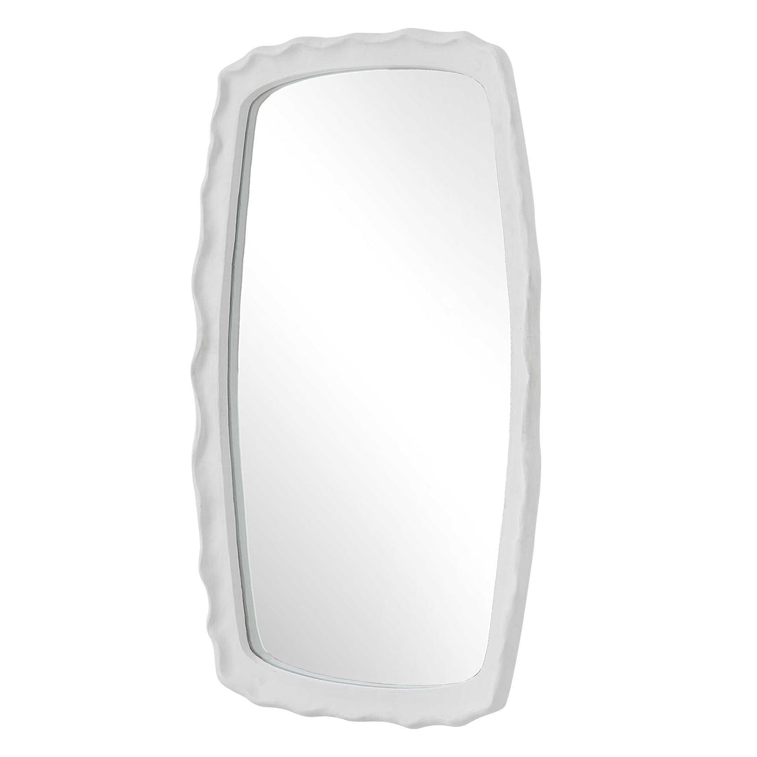 American Home Furniture Uttermost Marbella White Mirror