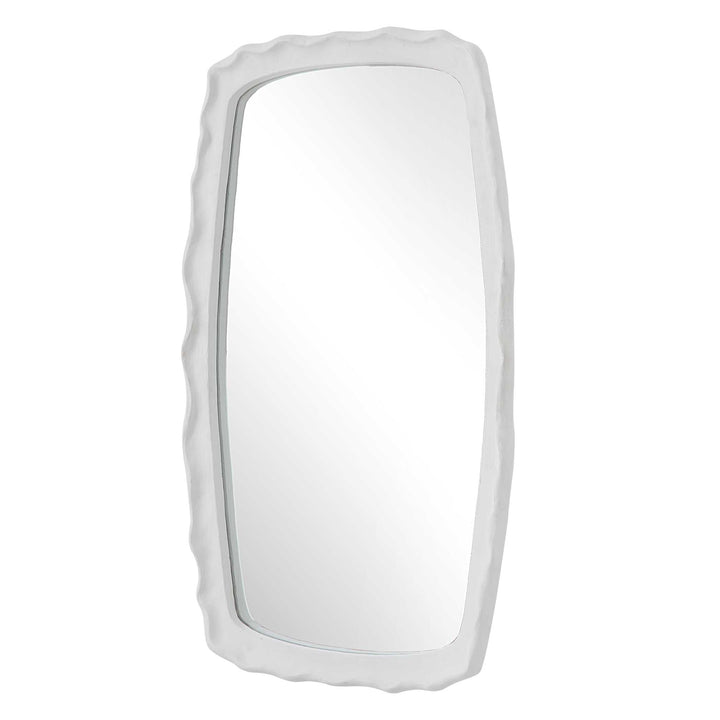 American Home Furniture Uttermost Marbella White Mirror