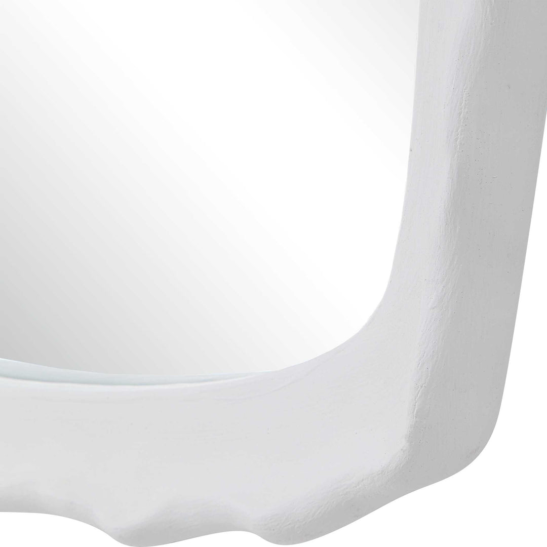 American Home Furniture Uttermost Marbella White Mirror