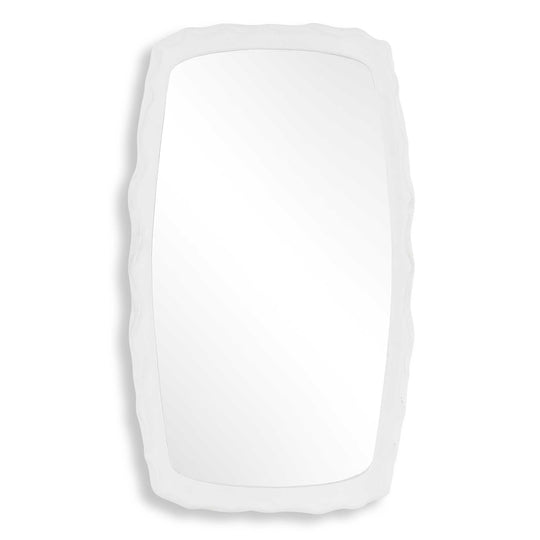 American Home Furniture Uttermost Marbella White Mirror