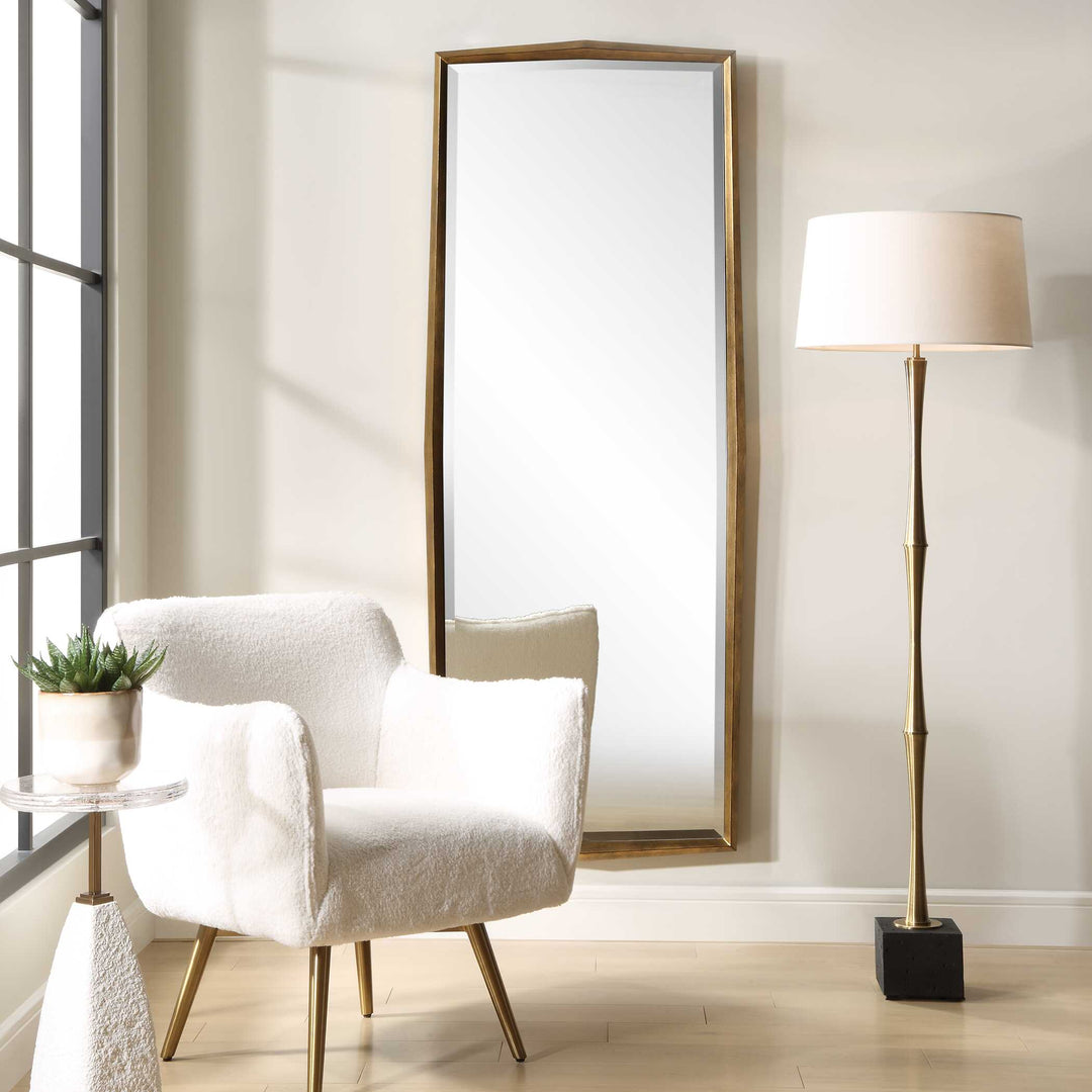 American Home Furniture Uttermost On Point Wood Dressing Mirror