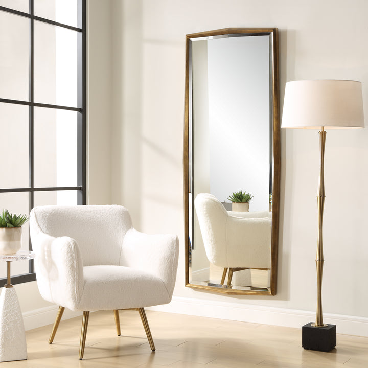 American Home Furniture | Uttermost - On Point Wood Dressing Mirror