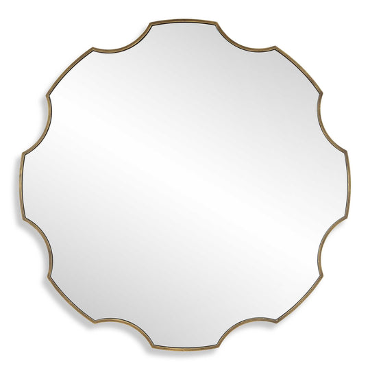 American Home Furniture Uttermost Gearing Up Bronze Mirror