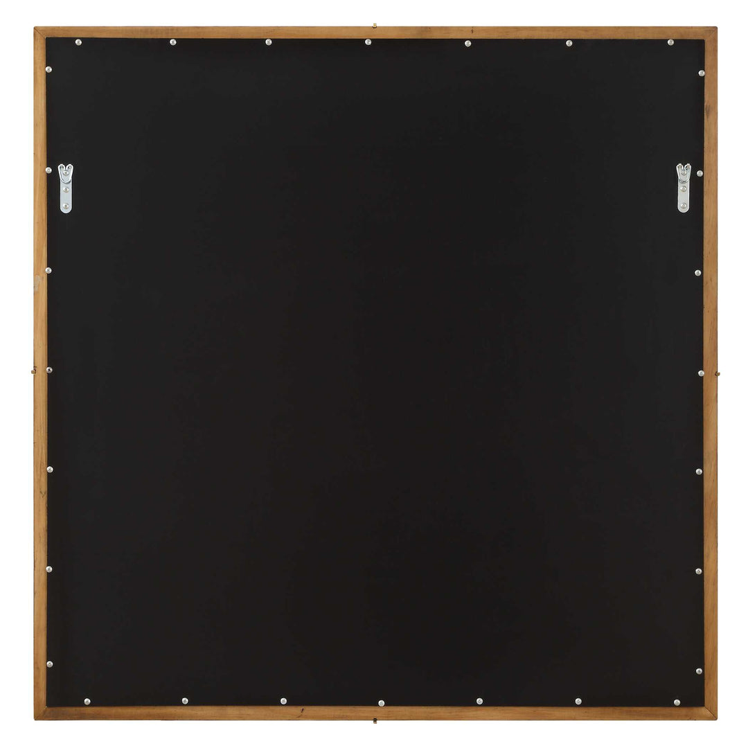 American Home Furniture Uttermost Garonne Square Walnut Mirror