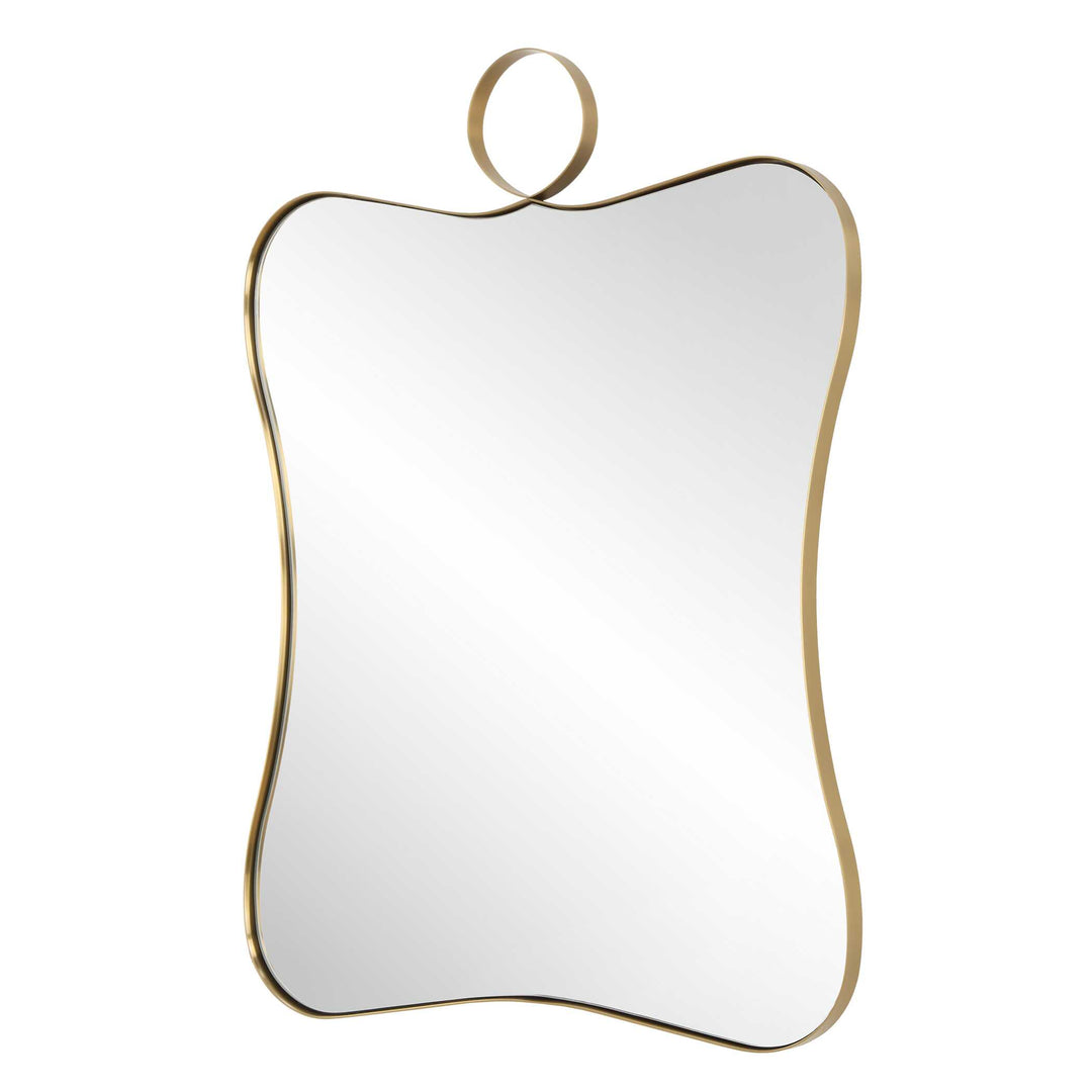 American Home Furniture Uttermost Talia Brass Vanity Mirror