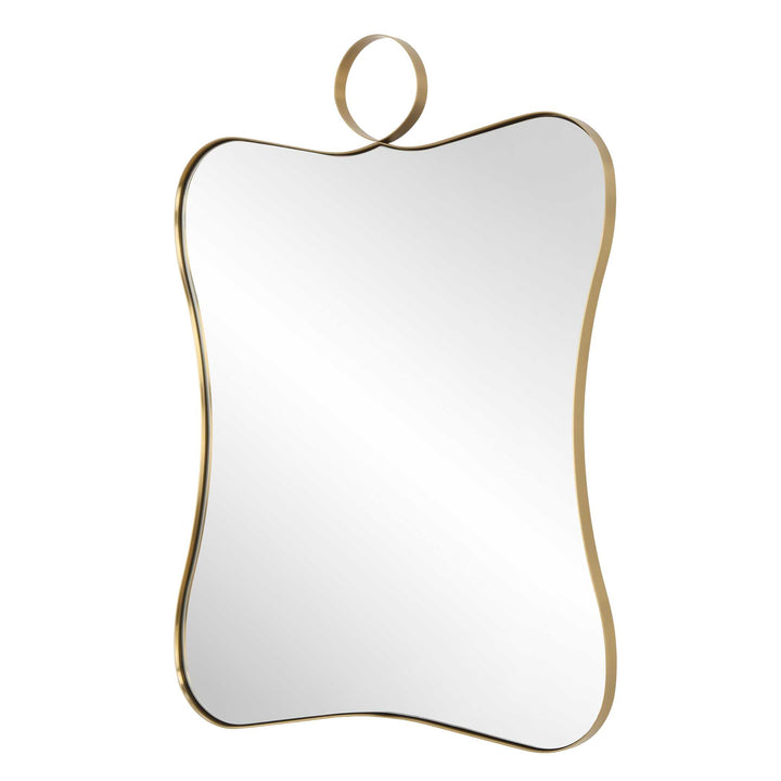 American Home Furniture Uttermost Talia Brass Vanity Mirror