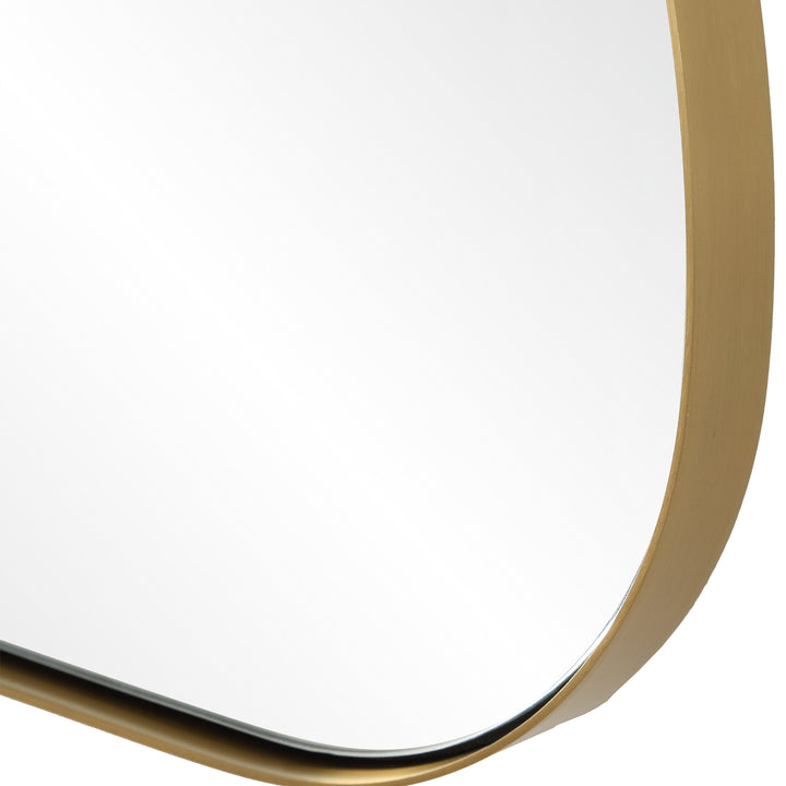 American Home Furniture | Uttermost - Talia Brass Vanity Mirror