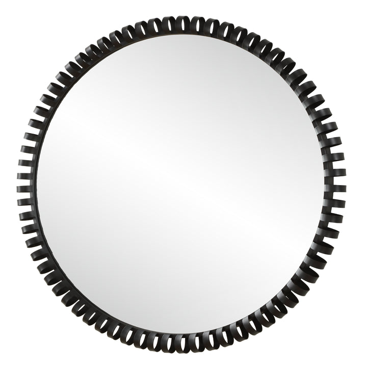 American Home Furniture | Uttermost - Corona Modern Round Mirror