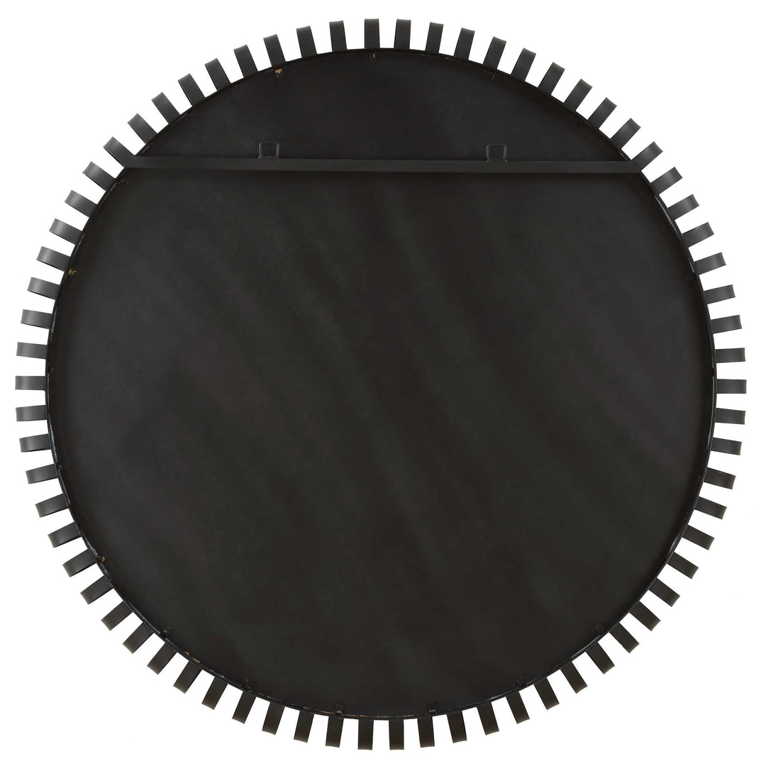 American Home Furniture Uttermost Corona Modern Round Mirror