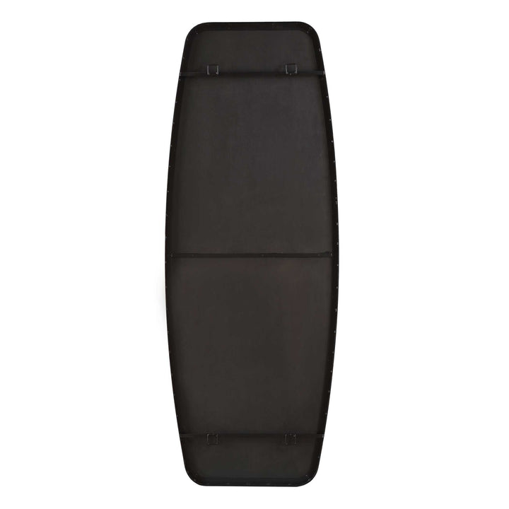 American Home Furniture Uttermost Caspian Curved Black Dressing Mirror