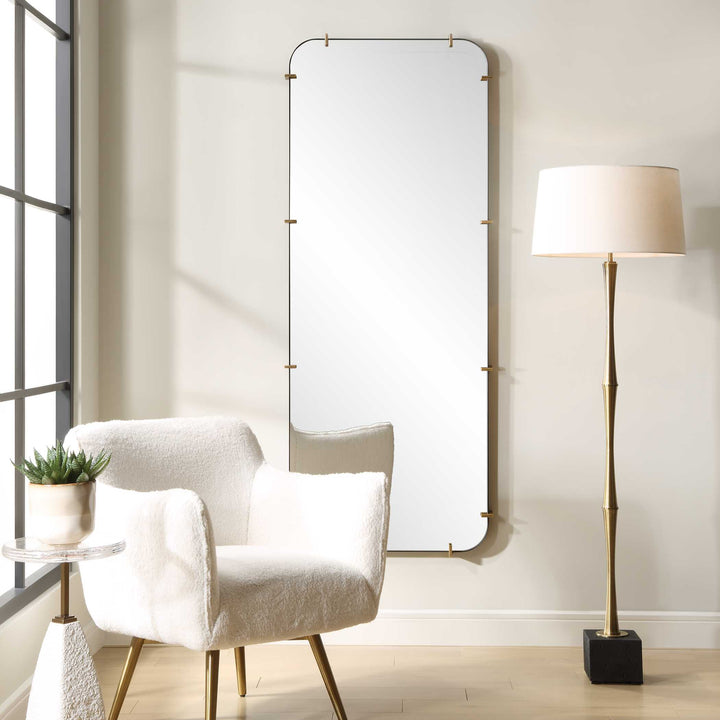 American Home Furniture Uttermost Pali Industrial Dressing Mirror