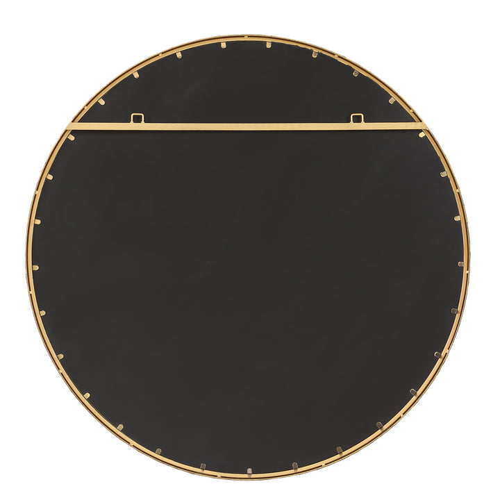 American Home Furniture | Uttermost - Sutton Aged Gold Round Mirror