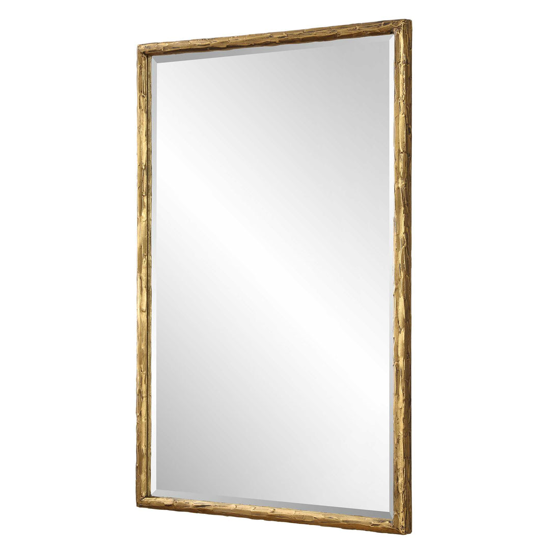 American Home Furniture Uttermost Sutton Gold Vanity Mirror