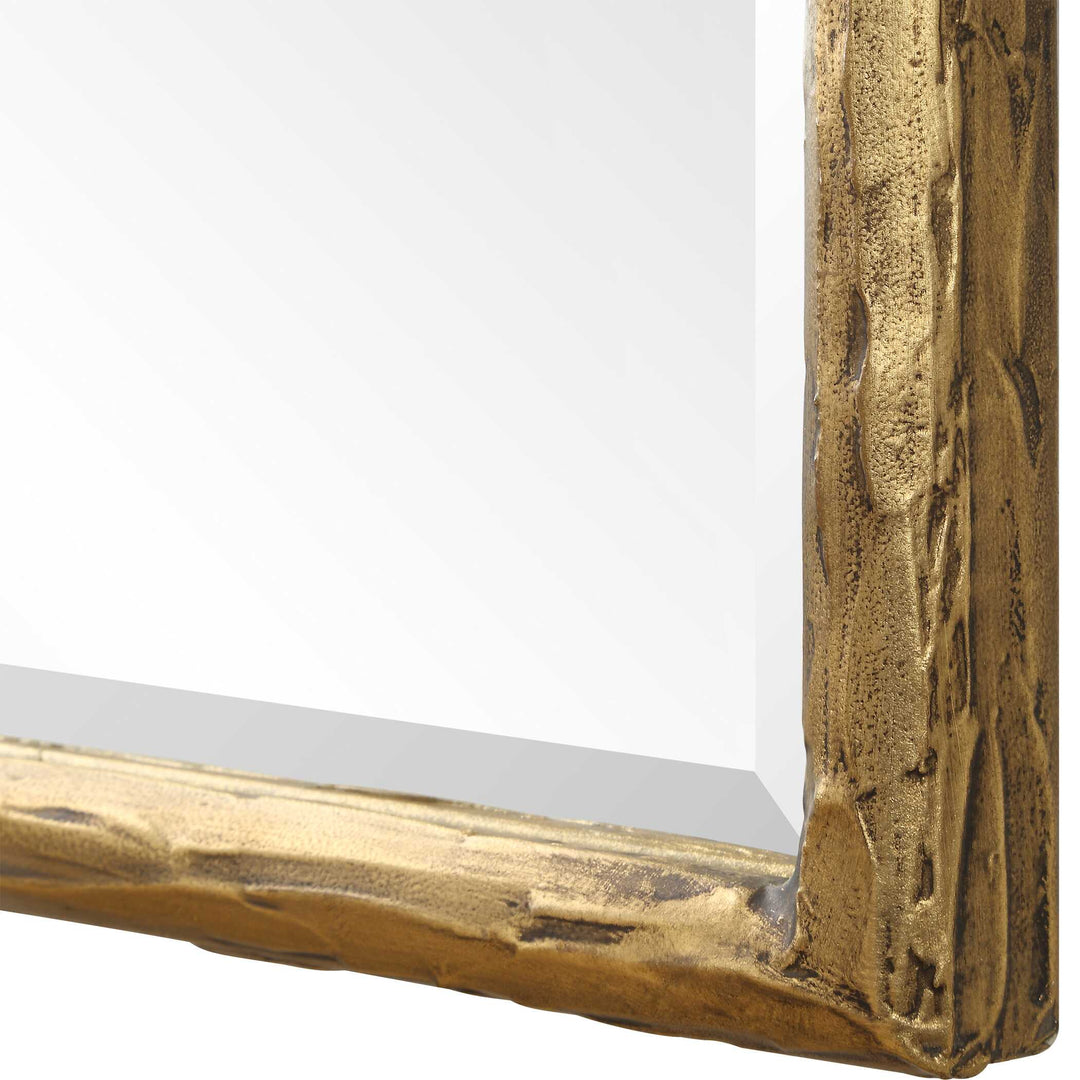 American Home Furniture Uttermost Sutton Gold Vanity Mirror