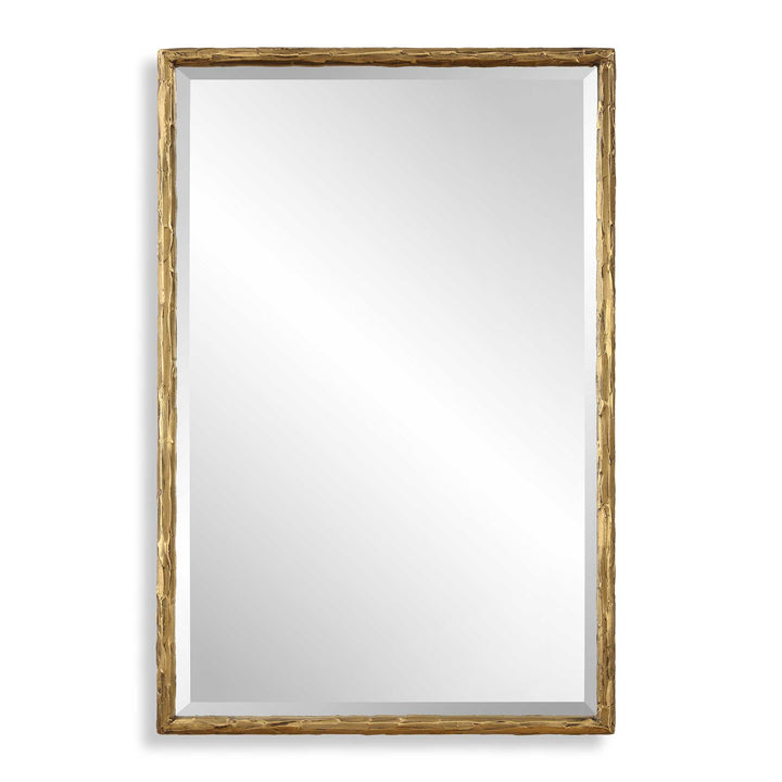 American Home Furniture Uttermost Sutton Gold Vanity Mirror