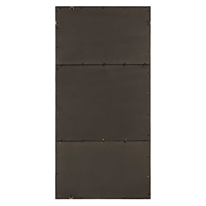 American Home Furniture Uttermost Spurgeon Gold Window Mirror
