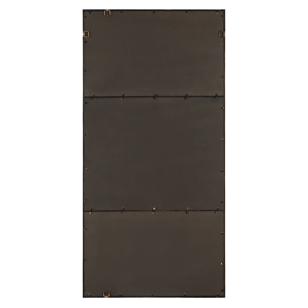 American Home Furniture Uttermost Spurgeon Gold Window Mirror
