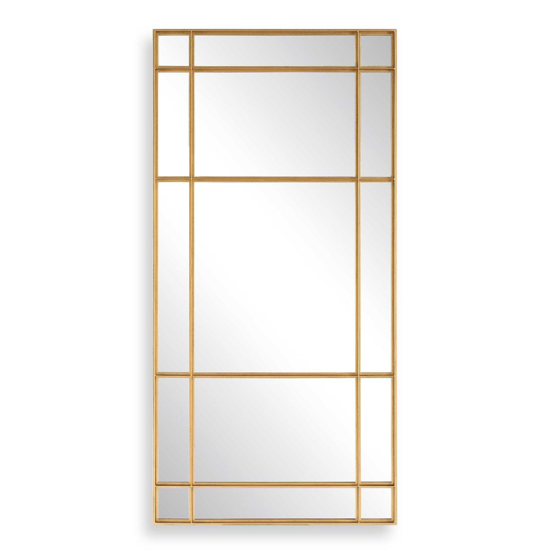 American Home Furniture Uttermost Spurgeon Gold Window Mirror