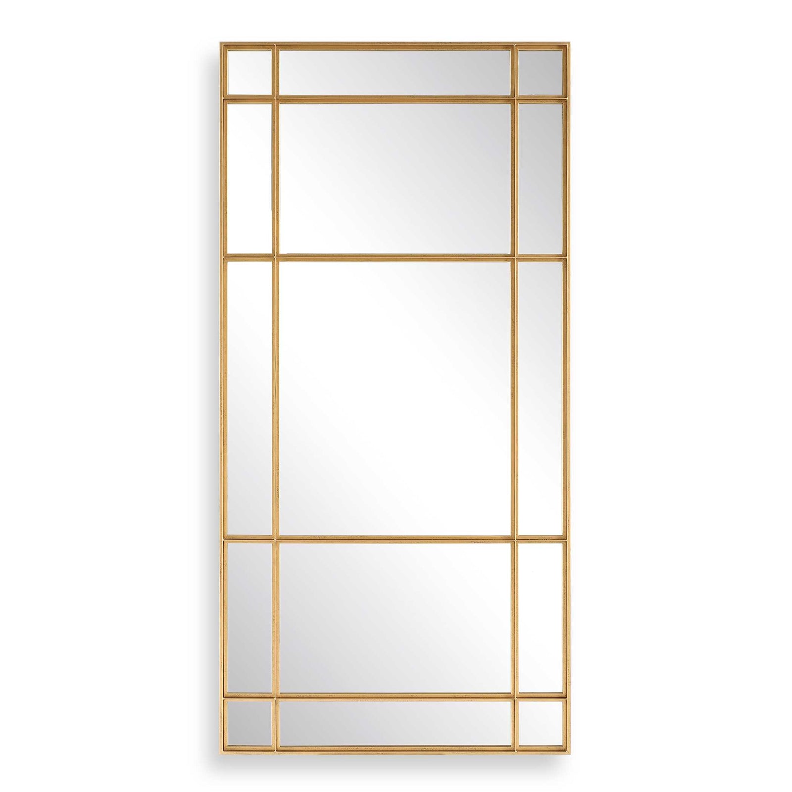 American Home Furniture Uttermost Spurgeon Gold Window Mirror