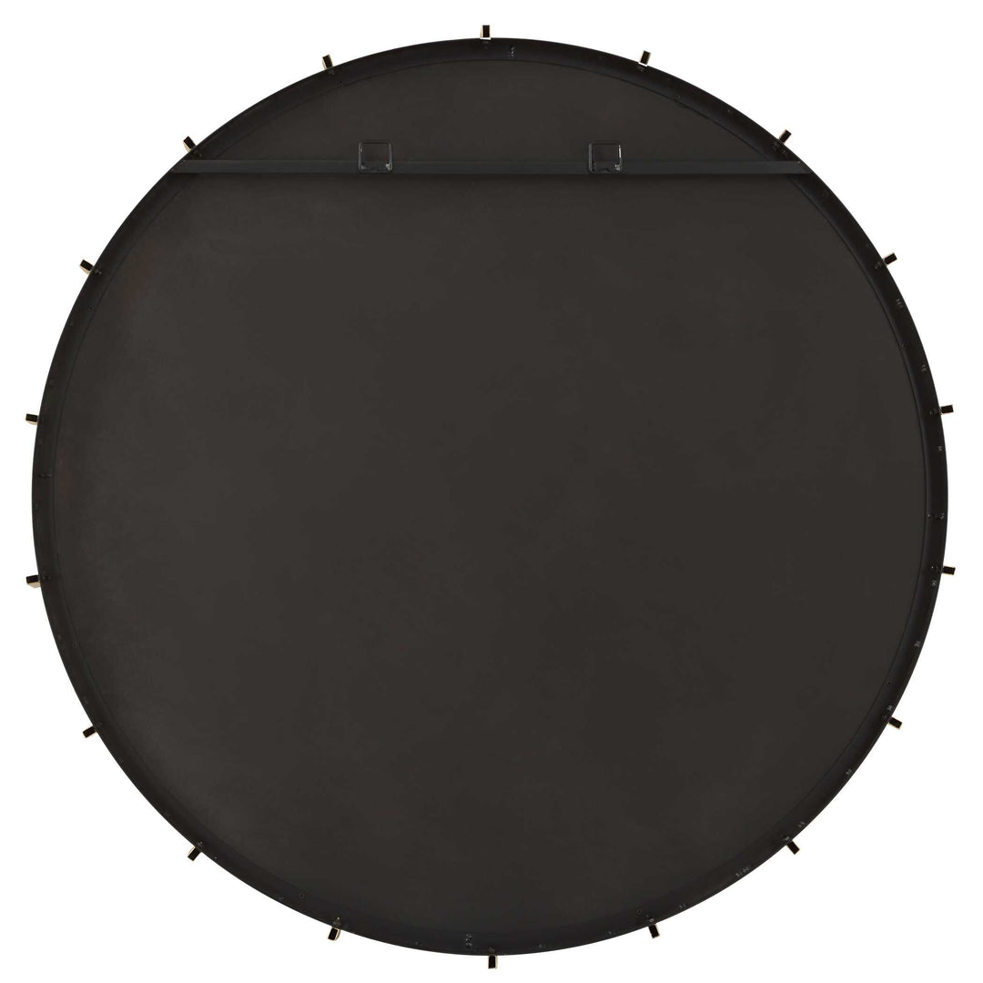 American Home Furniture Uttermost Pali Industrial Round Mirror
