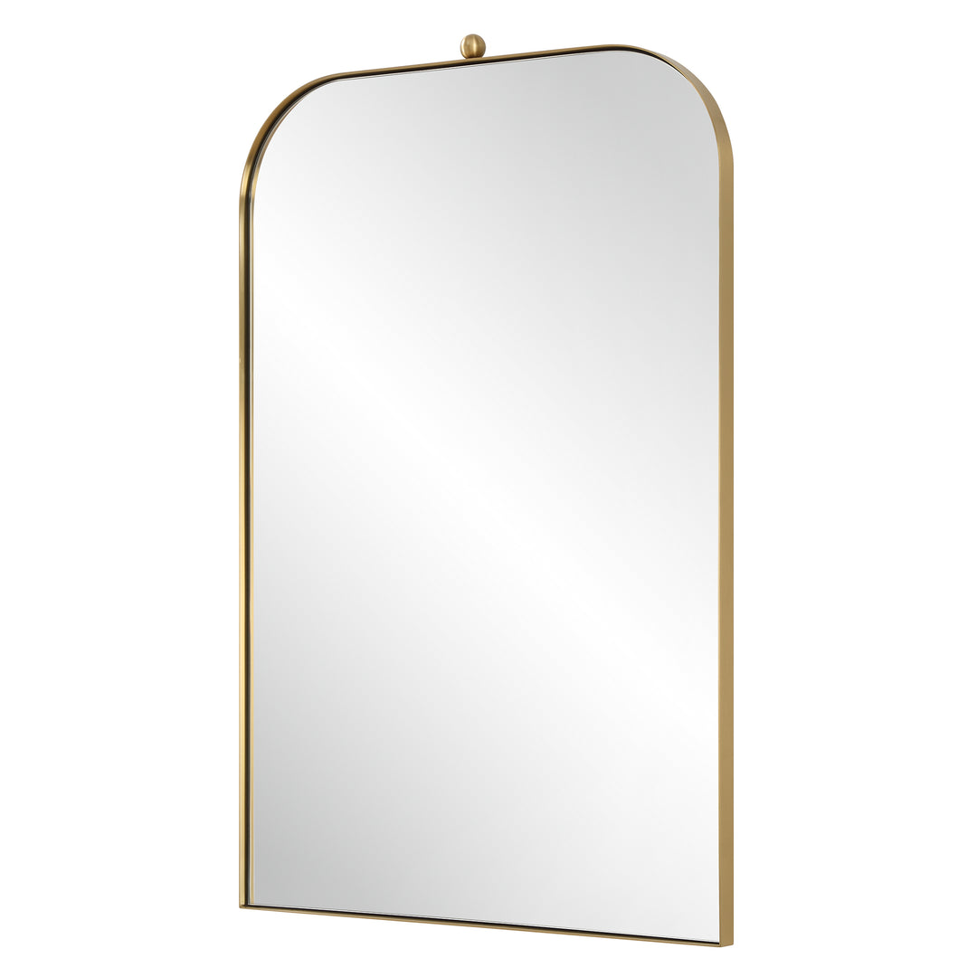 American Home Furniture | Uttermost - Cassidy Brass Arch Mirror