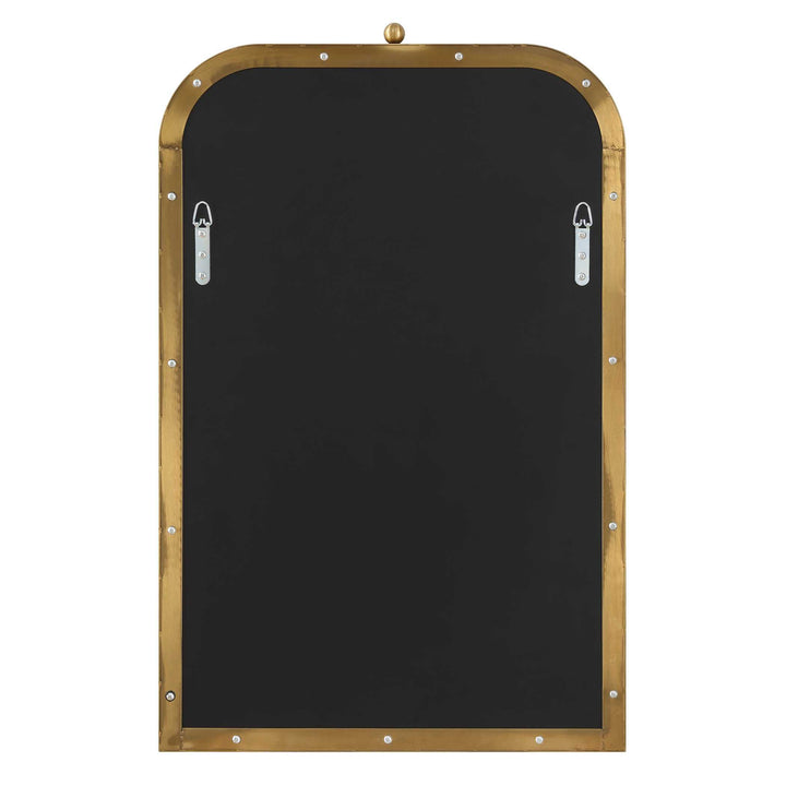 American Home Furniture Uttermost Cassidy Brass Arch Mirror