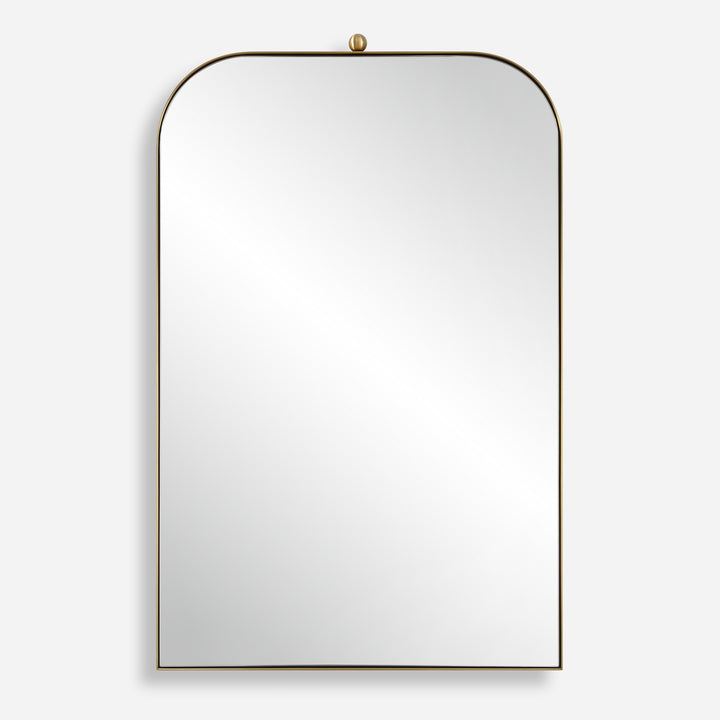 American Home Furniture | Uttermost - Cassidy Brass Arch Mirror