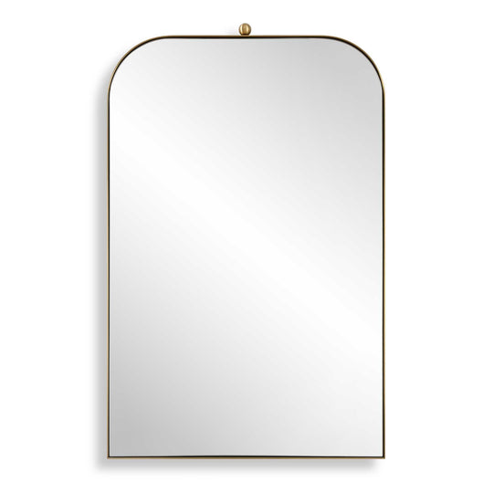 American Home Furniture Uttermost Cassidy Brass Arch Mirror