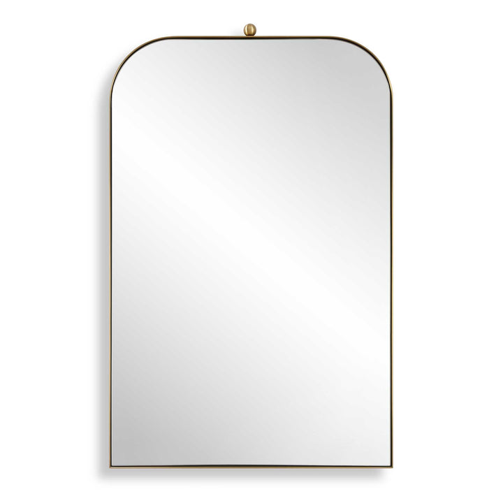 American Home Furniture Uttermost Cassidy Brass Arch Mirror