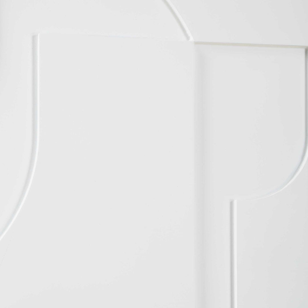 American Home Furniture Uttermost Contours White Wall Decor, S/2