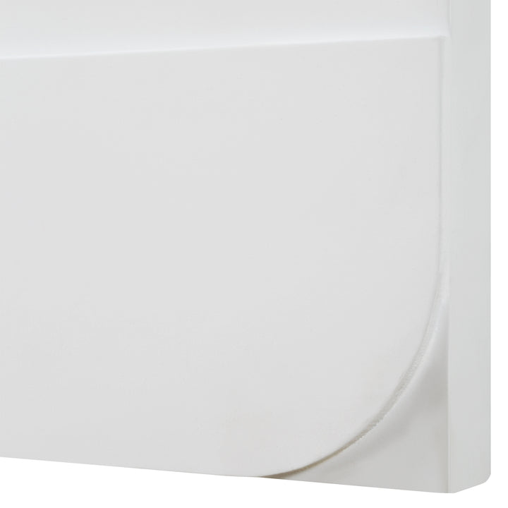 American Home Furniture | Uttermost - Contours White Wall Decor, S/2