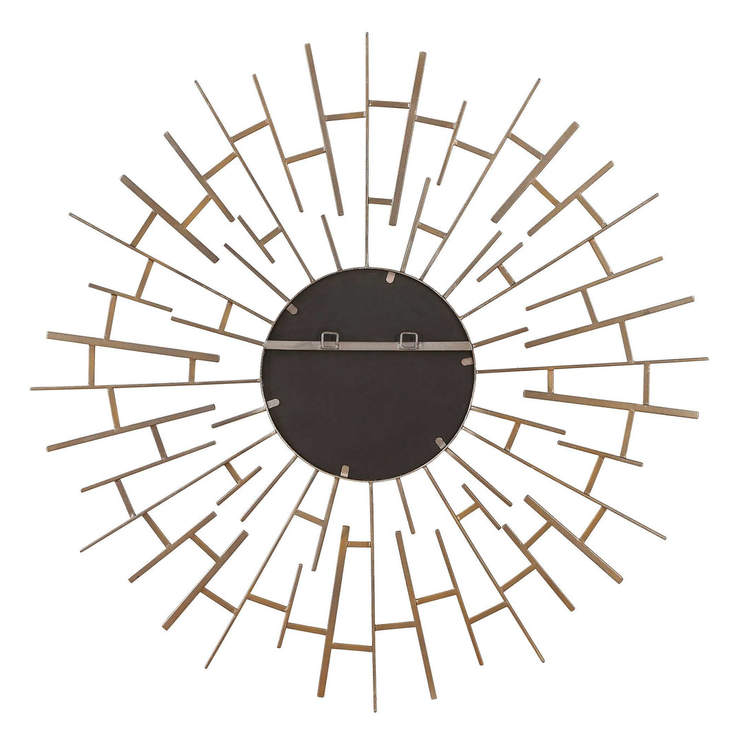 American Home Furniture Uttermost Tangled Bronze Round Mirror