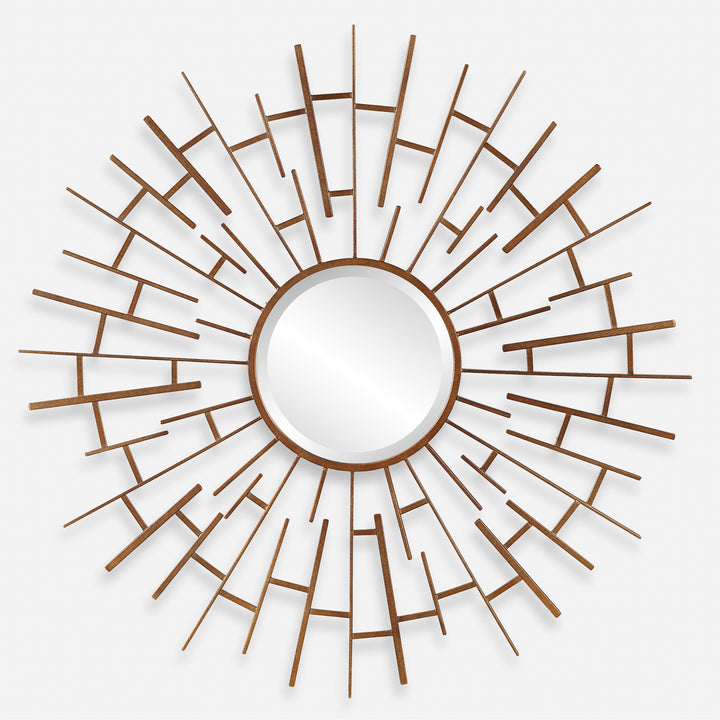 American Home Furniture | Uttermost - Tangled Bronze Round Mirror