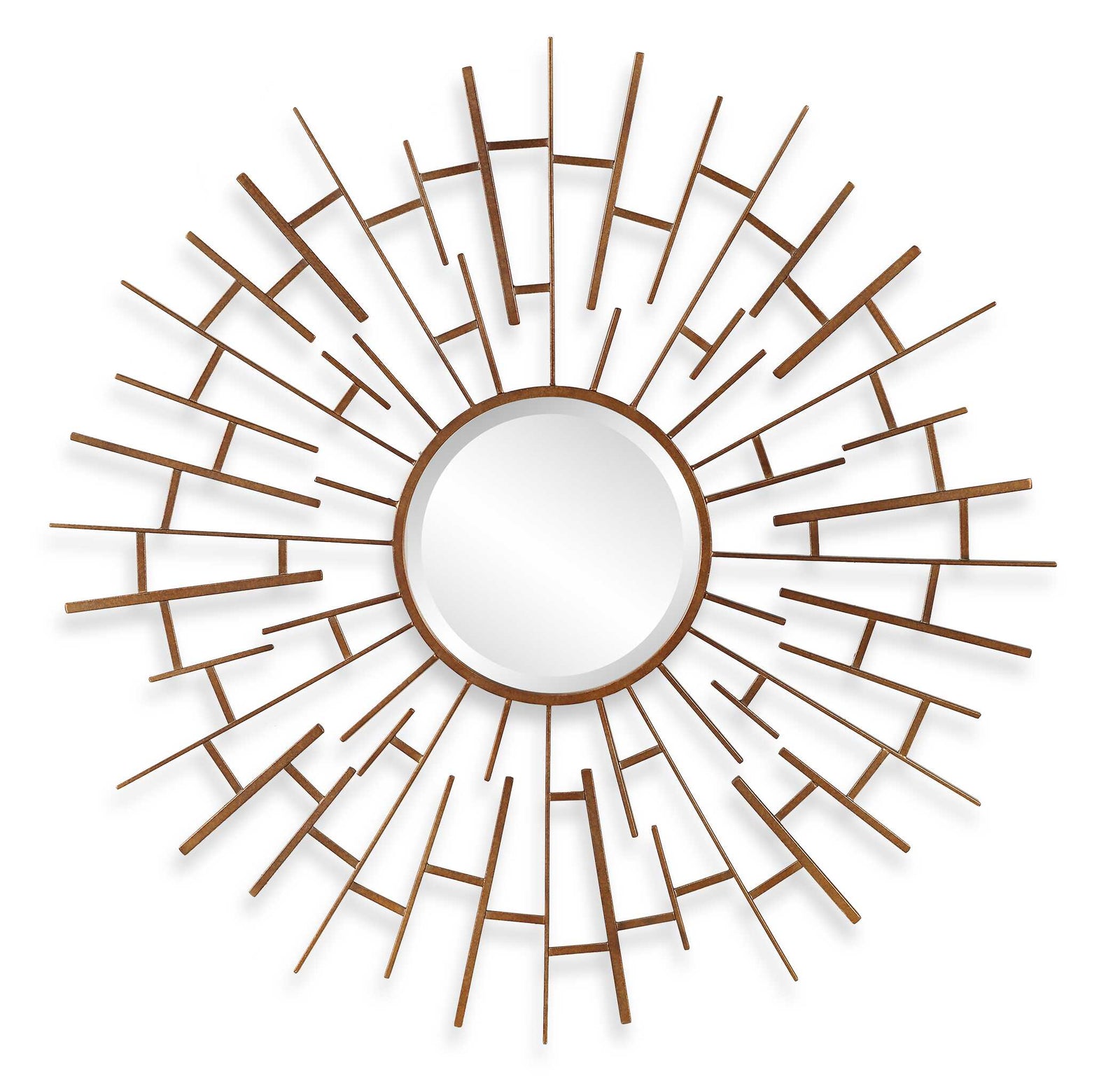 American Home Furniture Uttermost Tangled Bronze Round Mirror